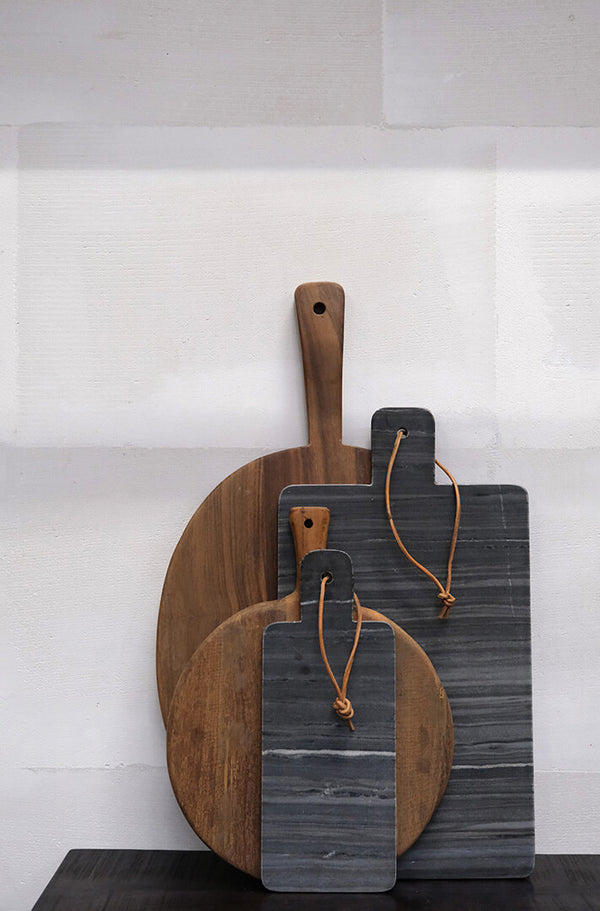 Allan narrow marble charcuterie board