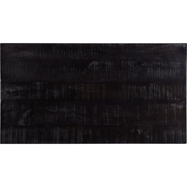 Clint tabletop in black painted mango wood - L