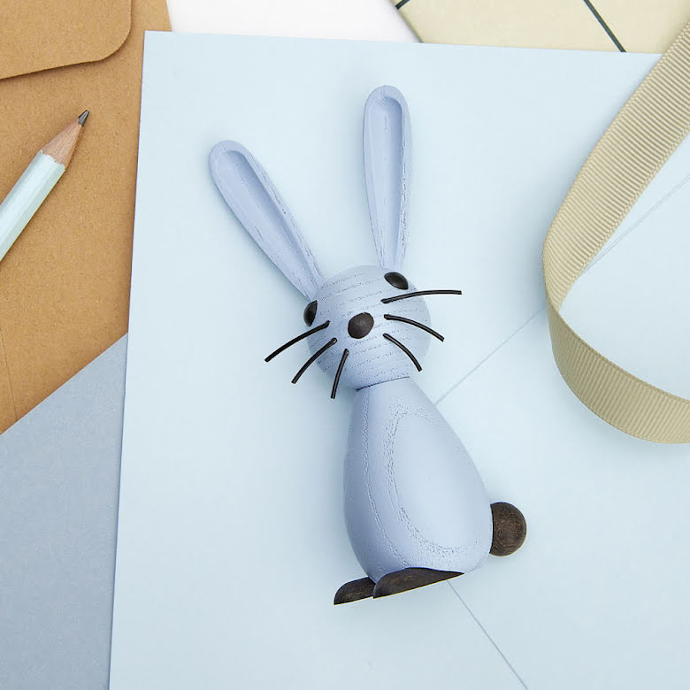 Mini Jumper Hare 11 cm Ljusblå | 2067-FSC | Svetrend
