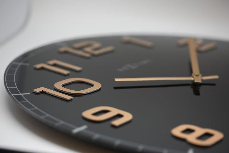 Classy Large Väggklocka Ø50 Svart | 3105bc | Svetrend