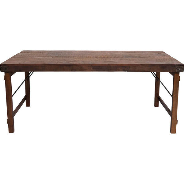 Java dining table made of recycled wood