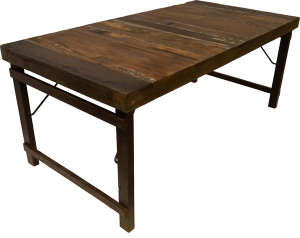 Ubud dining table of recycled cross-wood