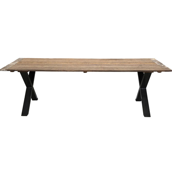 Poovar dining table in reclaimed wood