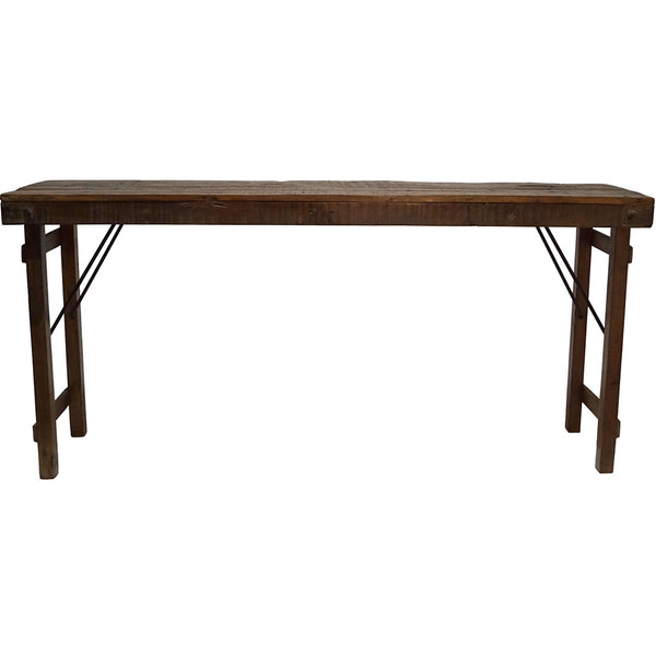 Adrian console table in reclaimed wood