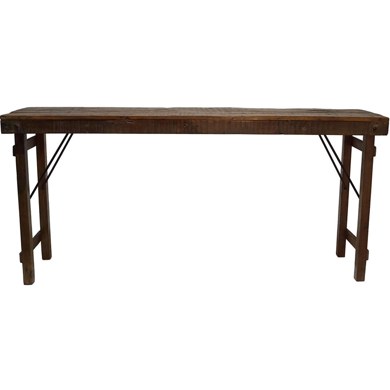 Adrian console table in reclaimed wood