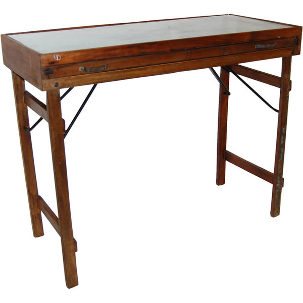 Console table with typecase