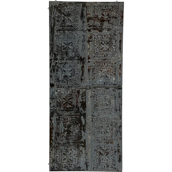 Wall panel in metal