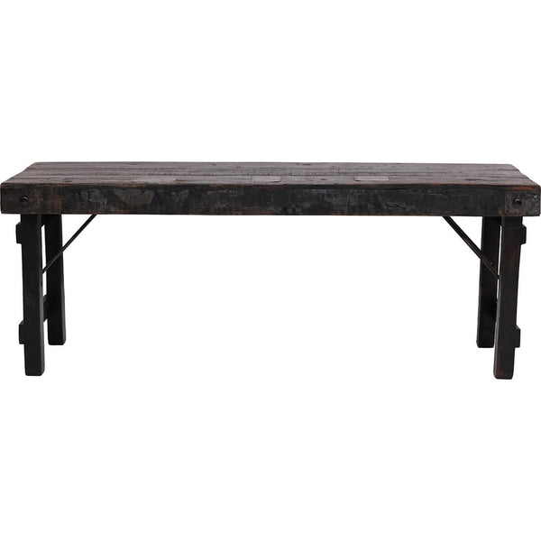 Amar wooden bench - black