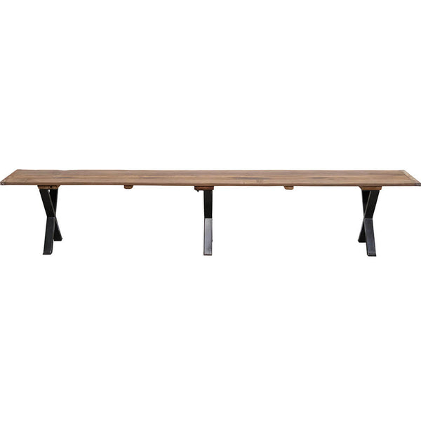 Poovar bench in reclaimed wood