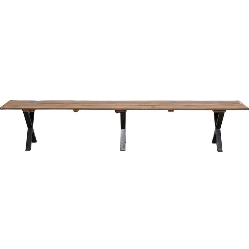 Poovar bench in reclaimed wood