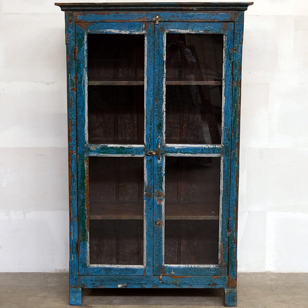 Unique blue displaycabinet