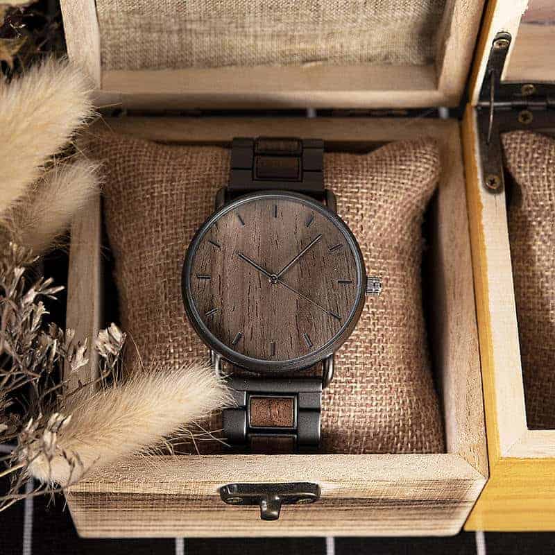 Träklocka - Sleek Walnut | Treetime™