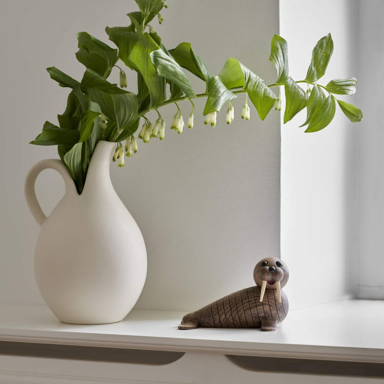 Valross Wally Dekoration 19 cm Ek | SC2037-FSC | Svetrend