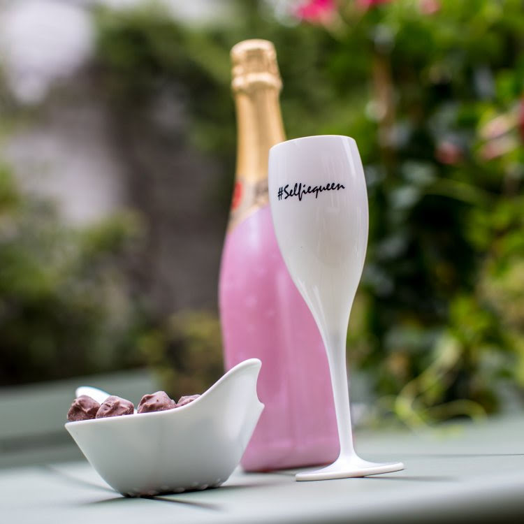 CHEERS Selfiequeen, Champagneglas med print 6-pack | K3438525 | Svetrend