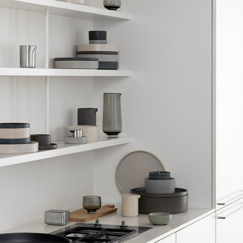 Pilar Tallrik Ø10 cm Glaserad Keramik Mirage Gray | 63990 | Svetrend