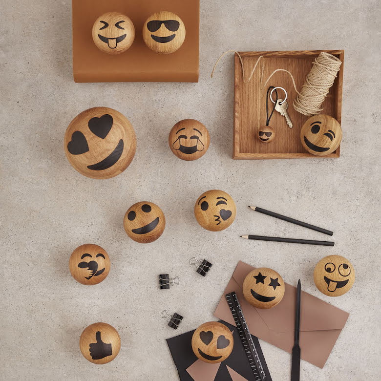 Emoji Nyckelring Cool Ø3 cm Ek | 8213-FSC | Svetrend