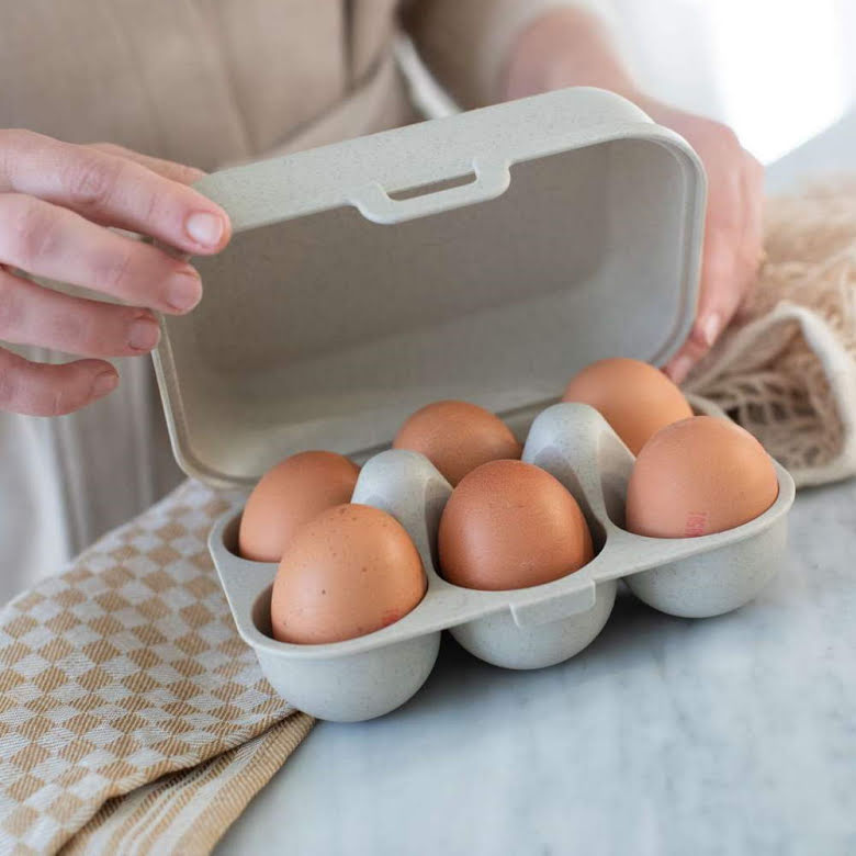 Eggs To Go Mini Äggkartong för 6 ägg Beige | 7186700 | Svetrend