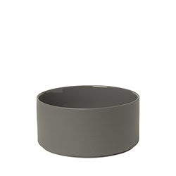 Pilar Hög Skål Glaserad Keramik Ø20 cm Pewter | 63966 | Svetrend