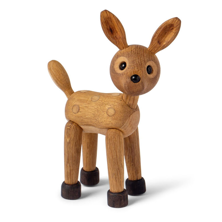 Spot Rådjur Baby Trädekoration 12,7 cm Ek/Lönn | 2051-FSC | Svetrend
