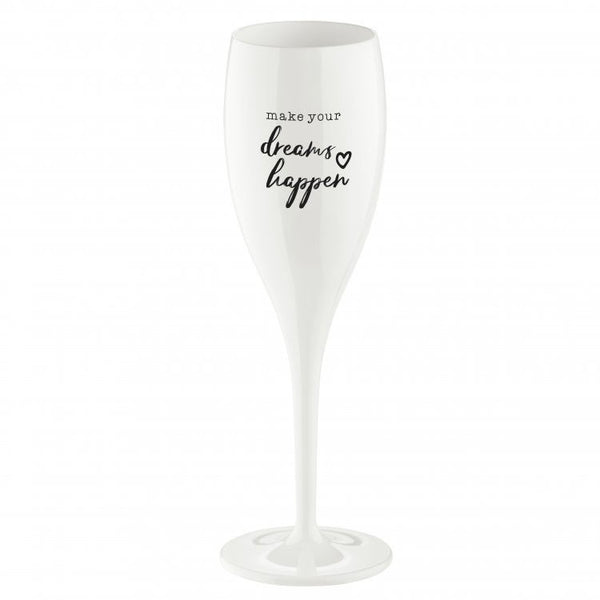 CHEERS Make dreams happen, Champagneglas med print 6-pack 100ml | K3441525 | Svetrend