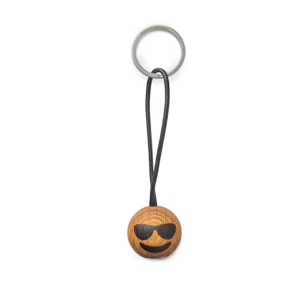 Emoji Nyckelring Cool Ø3 cm Ek | 8213-FSC | Svetrend