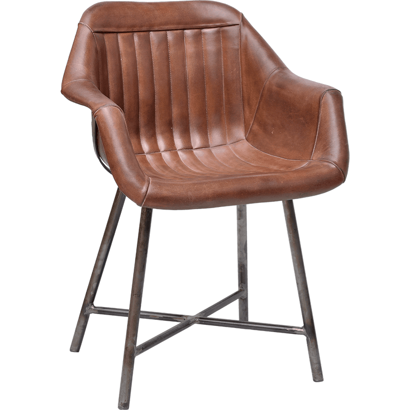 Loungestol läder | M01155 | Svetrend