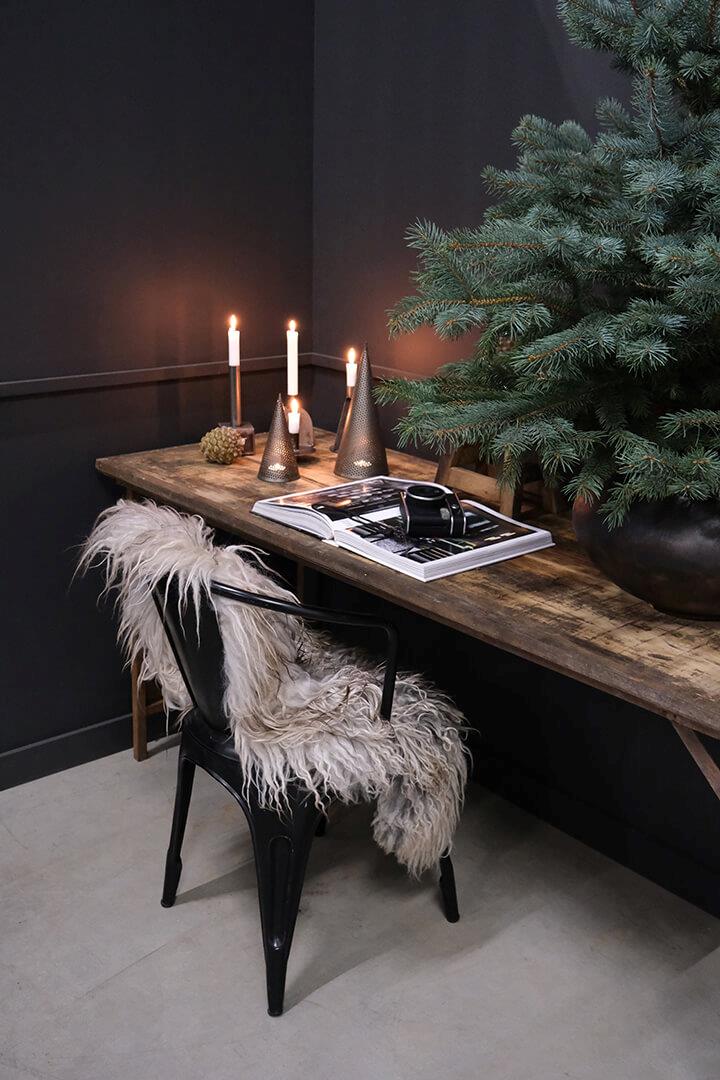 LIVING stol - svart glänsande pulverlackerad | M01039 | Svetrend