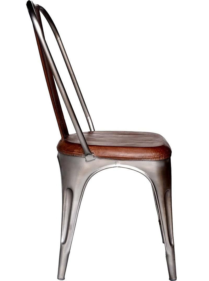 Stålstol - Lädersits | M01061 | Svetrend