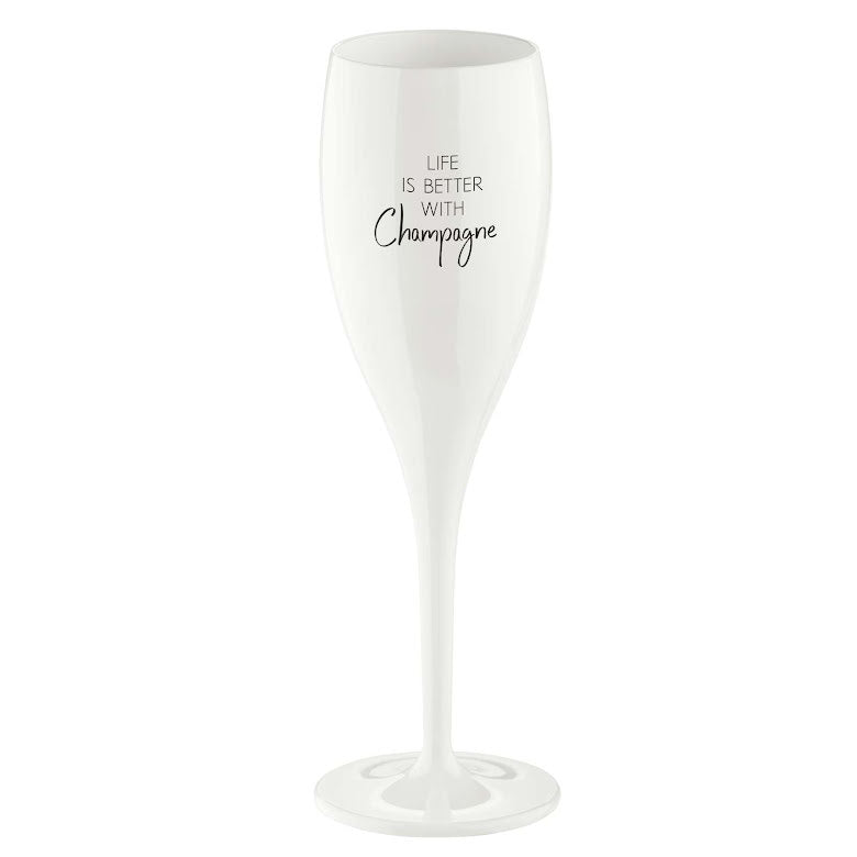 Champagneglas 100ml 6-pack LIFE IS BETTER WITH CHAMPAGNE | K3916525 | Svetrend