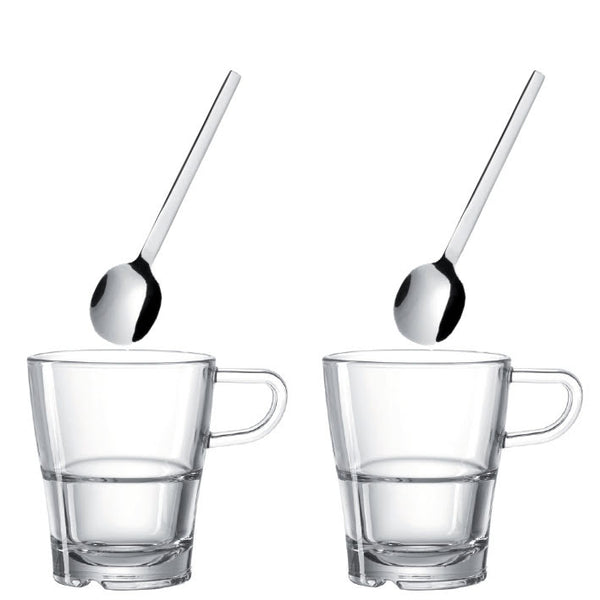 Kaffeset - Kaffekopp och sked x 2 | 024023 | Svetrend