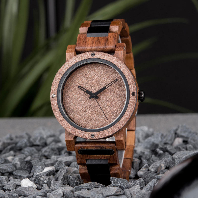 Träklocka - SATURN - Solar Collection | Treetime™