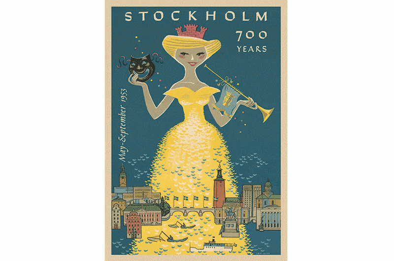 STOCKHOLM 700 år (Retroposter) | AS7 | Svetrend