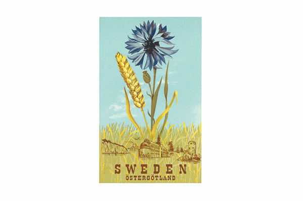 SWEDEN (Retroposter) | SWEDEN (Retro poster) | Svetrend