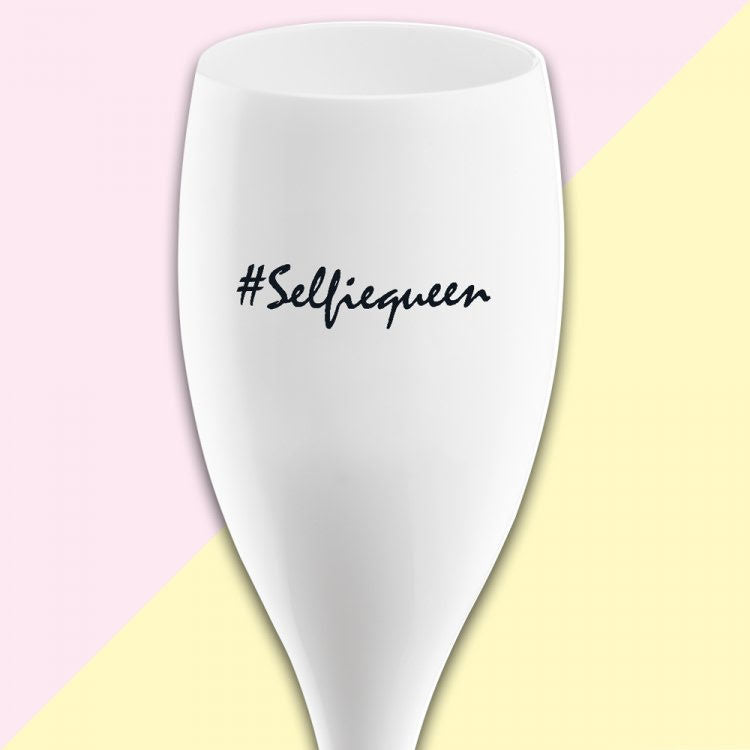 CHEERS Selfiequeen, Champagneglas med print 6-pack | K3438525 | Svetrend