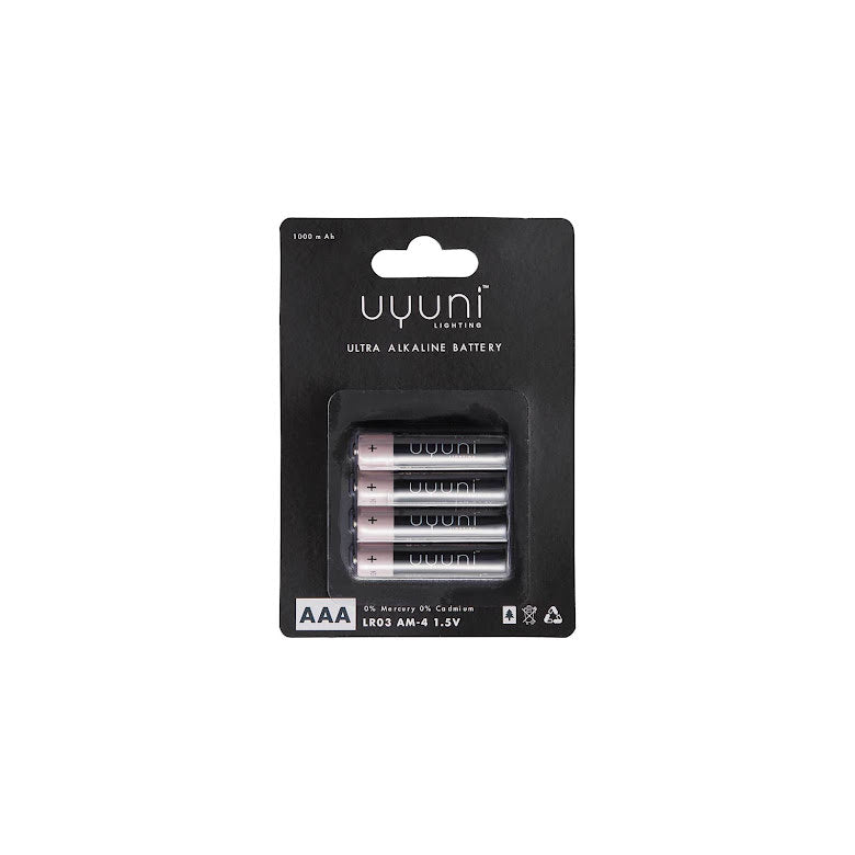 UYUNI AAA Batteri 4-pack , 1,5V, 1000mAh | UL-BA-AAA | Svetrend