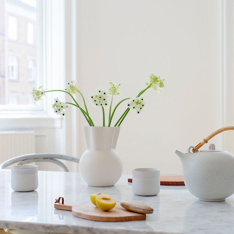 Vas Eva Stoer Nielsen 19,7 cm Vit | 1076 | Svetrend