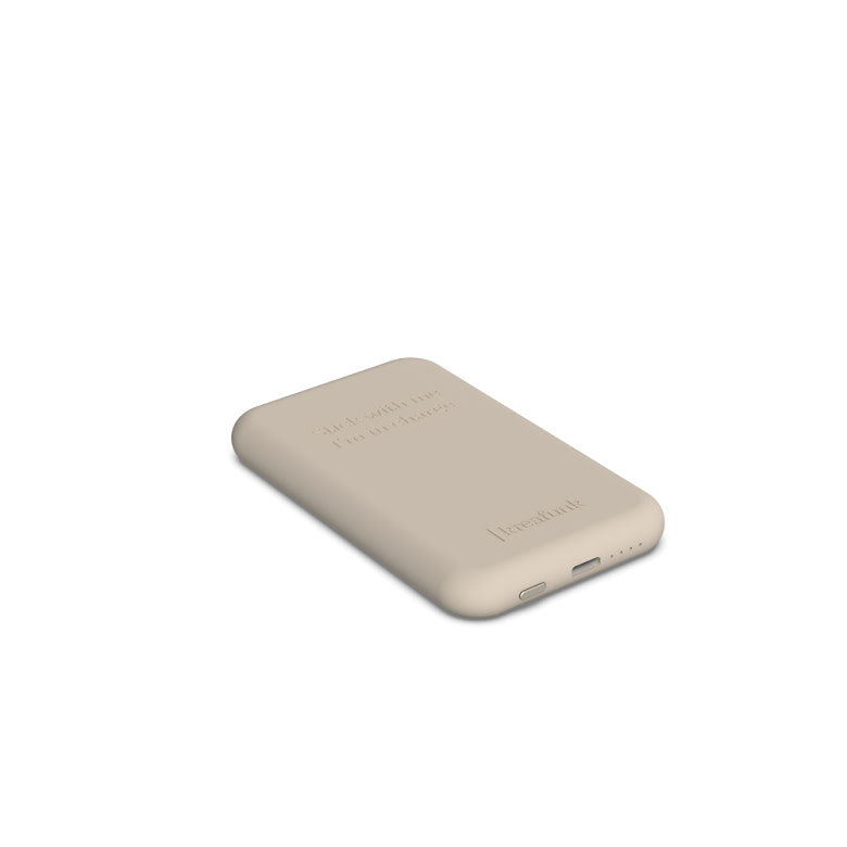 toCHARGE Qi Powerbank Ivory Sand | KFKE89 | Svetrend